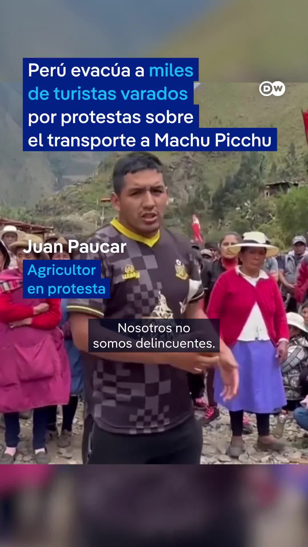 Peru: Protests block access to Machu Picchu, leaving thousands of tourists stranded. At least 1,400 tourists were evacuated by train to Cusco after police managed to unblock the tracks. The protesters are protesting against the company that manages bus transportation to Machu Picchu, which has continued to operate despite the concession expiring two weeks ago.