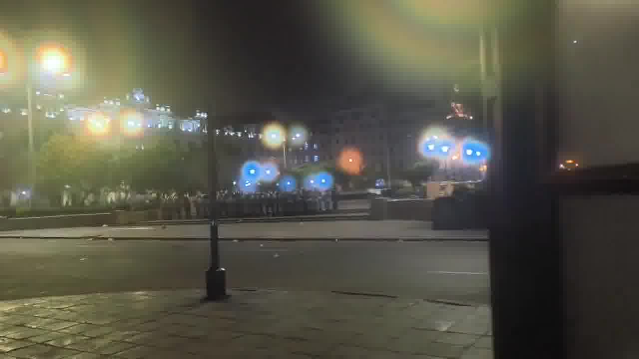 San Martin Square has been retaken by the National Police 
