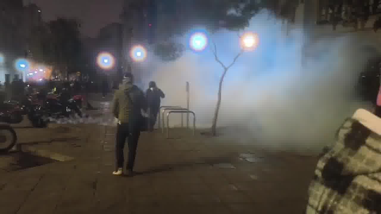 San Martin Square has been retaken by the National Police 